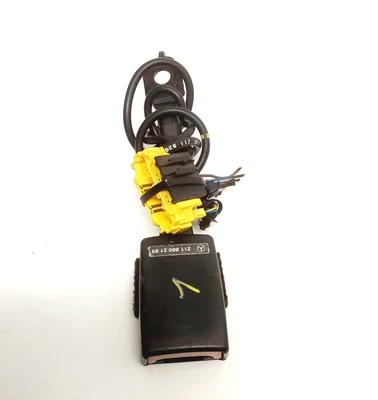 Mercedes Clase E 2006 hebilla de cinturón de seguridad delantero izquierdo OEM 2118602169 Foto 1 de 4