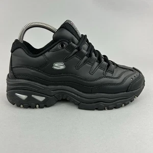 Skechers Sport Energy Black Low Chunky Sneaker Damen Plateau Turnschuhe 37 UK4 - Bild 1 von 10