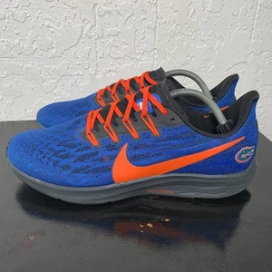 Nike Air Zoom Pegasus 36 Mens Size 10.5 Blue Orange Florida Gators Sneakers - Picture 1 of 10