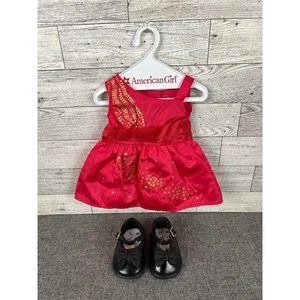Abito rosso scintillante con scarpe AMERICAN GIRL Saige 2013 - Foto 1 di 8