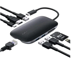 AUKEY CB-C68 Unity Link PD II 7-in-1 USB-C Hub with 100W PD - Picture 1 of 4