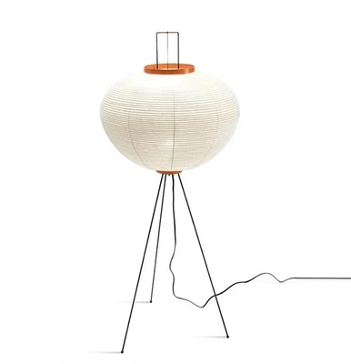 Noguchi Akari Style Floor Lamp *Abode Essence Glow Lamp *Japanese Wabi-Sabi I... - Image 1 of 4