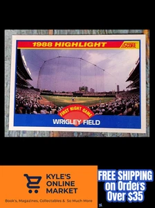 Wrigley Field First Night Game 1989 Score 1988 Highlight #652 - Picture 1 of 5