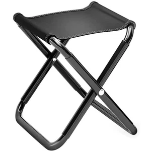 Camping Stool, Portable Folding Stool, 11 Inch Foldable Stool, Folding Campin... - Picture 1 of 7