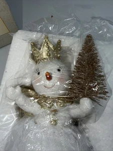 Cracker Barrel Prinzessin Snowlady Figur Weihnachtsdeko Ballerina Krone Neu in OVP - Bild 1 von 7