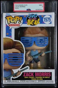 Funko Pop TV Saved By The Bell Zack Morris 1575 PSA 9 Vaulted - Picture 1 of 3