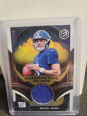 2019 Panini Elements - Radioactive  Materials Daniel Jones #RR-3 /149 (MEM, RC) - Image 1 of 4