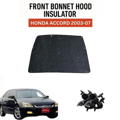 For Honda Accord 2003-2007 Front Engine Hood Insulation Pad Liner Heat Cover Cap - Image 1 of 4