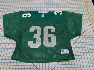 Vtg Russell Athletic Green Practice Jersey S-M Sports Football #36 ~5 - Picture 1 of 9