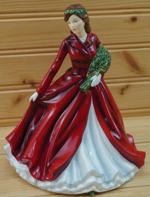 Royal Doulton Ladies Songs Of Christmas Deck The Halls HN5606 w/Tag (G45) - Image 1 of 4