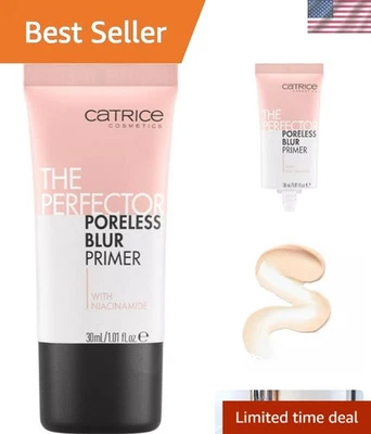 Primer desenfoque sin poros con infusión de niacinamida - Gel libre de crueldad para todo tipo de piel Foto 1 de 4