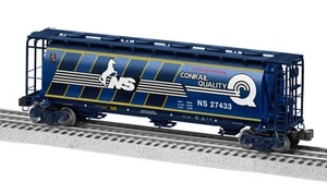 LIONEL CONRAIL (NS HERITAGE) 3 BAY CYLINDRICAL HOPPER 6-27433! NORFOLK SOUTHERN - Picture 1 of 3