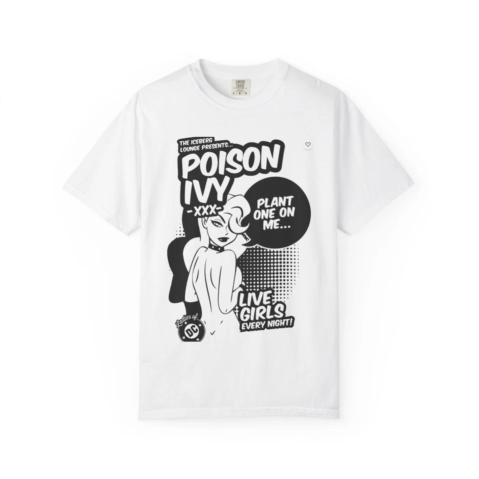 DC Comics Poison Ivy T-shirt, Unisex Tee, Comic Book Lover Gift, Superhero - Image 1 of 1