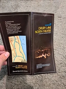 Vintage Brochure Drury Lane North Theatre Marriot Resort Lincolnshire Illinois - Picture 1 of 2