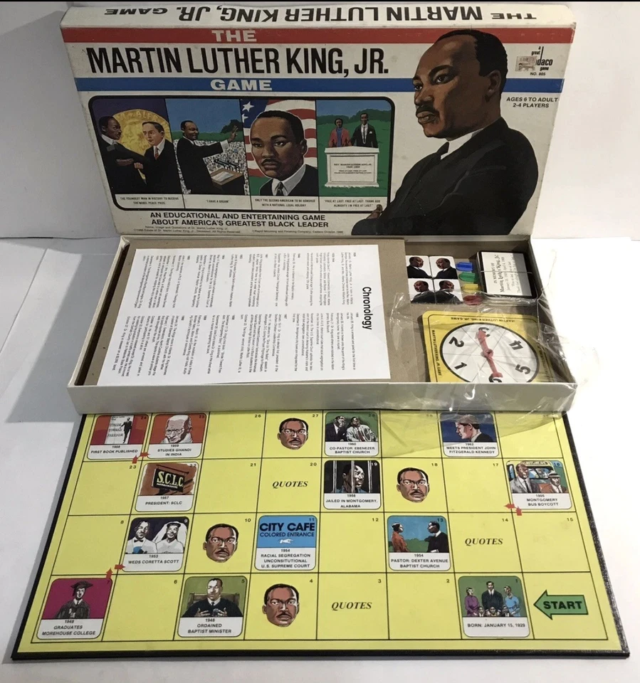 Cadaco 1986 : The Martin Luther King, Jr. Game - Educational Board Game Complete - Image 1 of 4