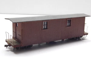 ON2 SCALE CRAFTSMAN BUILT 2-WINDOW FREIGHT WAGON TRAIN DETAILED HARD TO FIND - Picture 1 of 13