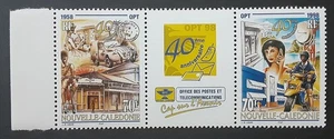 NEW CALEDONIA French 1998 MNH Telecom PO Gutter Se-Tennant Scott 807a XF 2217-1 - Picture 1 of 3