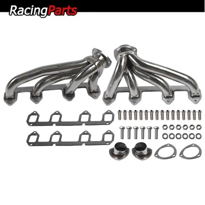 PARA FORD BIG BLOCK FE ACERO INOXIDABLE CABEZAL CORTO COLECTOR ESCAPE 330/360/390-428 Foto 1 de 4