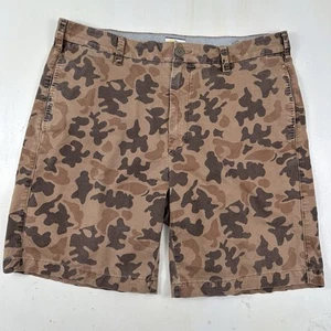 Orvis Camo Angler Chino Shorts Mens 36 Cotton Spandex Fishing Hiking Casual 9" - Picture 1 of 14