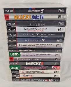 PS3 Video game lot - clean, tested, working 15 games - Picture 1 of 16
