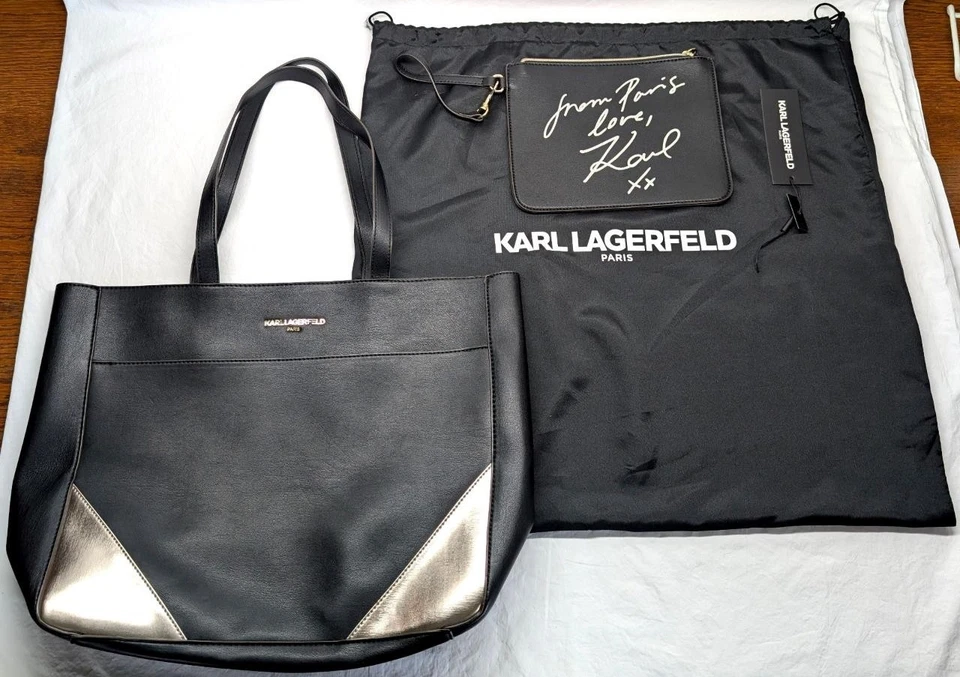 Bolso/Cartera Karl Lagerfeld From Paris Love de cuero sintético con bolso de mano y bolso - Nuevo Foto 1 de 4