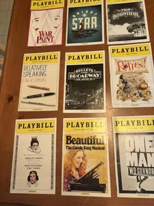 LOT 9 PLAYBILLS Including PATI LUPONE, JAMES CORDEN, CHRISTIAN BOREL,et al. - Bild 1 von 11