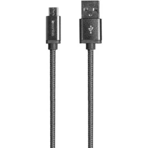 IESSENTIALS IE-BC6MICRO-BK Braided Charge 6ft Sync Cable Android LG Samsung HTC - Picture 1 of 1