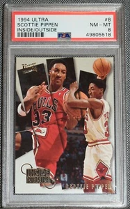 Ultra Scottie Pippen 1994 interno esterno quasi nuovo-MT PSA 8 #8 SPEDIZIONE GRATUITA - Foto 1 di 2