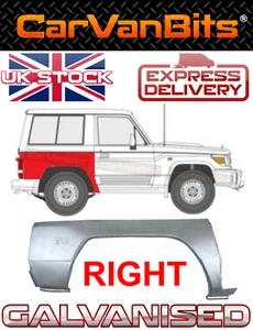 FOR TOYOTA LAND CRUISER J60 J70 84-96 REAR WHEEL ARCH SILL REPAIR BODY PANEL OS - Picture 1 of 5