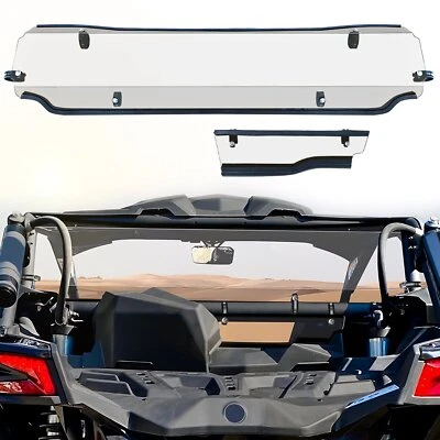 For Can Am Maverick X3/ X3 Max Rear Windshield Window Panel Clear 2017-2025 - Image 1 of 4