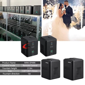 Mini máquina de chispas frías 350W efecto control remoto DJ boda máquina de fuegos artificiales - Imagen 1 de 11