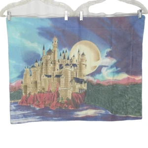 Harry Potter Hogwarts Standard Pillow Sham Cloak of Dreams Blue 24 x 31" Inch - Picture 1 of 12