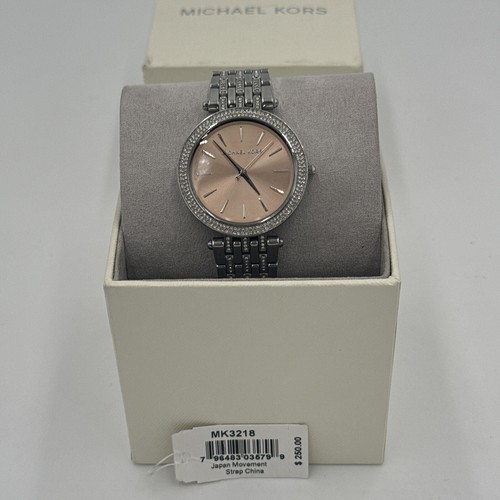 Orologio Donna Michael Kors MK3218 Darci Acciaio Inox Quadrante Rosa Cassa 39mm