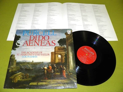 Purcell - Dido & Aeneas - Colin Davis - Holland Philips 6500 131 Stereo LP NM - Image 1 of 2