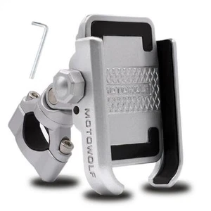 360° Rotation Motorcycle Mountain Bike Bicycle Stand Phone Holder Mount Aluminum - Picture 1 of 9