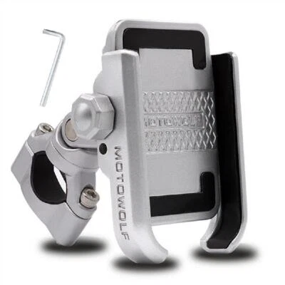 360° Rotation Motorcycle Mountain Bike Bicycle Stand Phone Holder Mount Aluminum - image 1 of 4