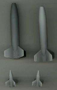 OzMods 1/48 GBU-10/B PAVE WAY I LASERLENKFLUGKÖRPER - Bild 1 von 2