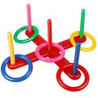 Coordinate Skill Throwing Loop Puzzle 5 Rings Outdoor Fun Sports