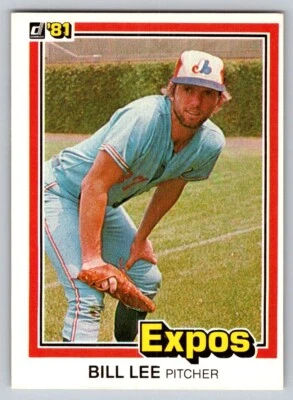 1981 Donruss - #211 Bill Lee - Image 1 of 2