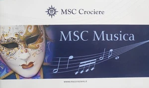 Dépliant inaugurazione MSC Musica - MSC Crociere 29-06-2006 - Picture 1 of 3