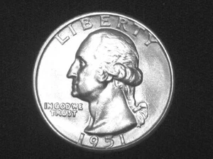 1951-D Washington Quarter --- Choice Uncirculated - Picture 1 of 12