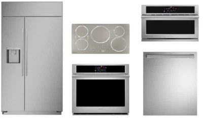 Monogram Package with 36" Induction Cooktop & 42" Built-In Refrigerator - Image 1 of 4