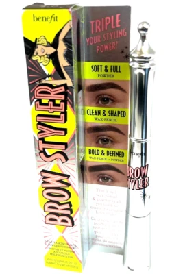 Lápiz y polvo multitarea Benefit Brow Styler para cejas 4,5 marrón profundo neutro Foto 1 de 4