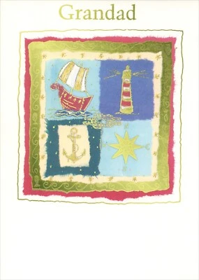 Loving BIRTHDAY Card FOR GRANDAD, Nautical Boats by Recycled Paper Greetings +✉ - Image 1 of 4