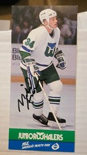 1989 90 Hartford Junior Whalers Autograph Mikael Andersson #34