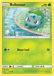 Bulbasaur 1/73 Shining Legends Pokemon Card NM - Imagen 1 de 1