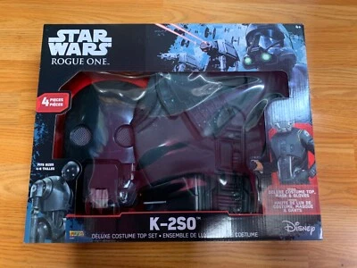 Star Wars Rogue One Disney K-2SO Deluxe Costume Top Set Imagine by Rubies - Image 1 of 4