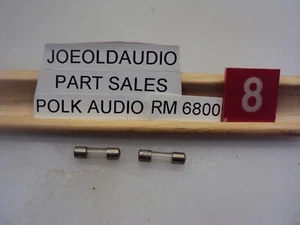 Polk Audio RM6800 110 Volt Power Fuse Kit 2 Sicherungen. Abschied ganz RM6800 - Bild 1 von 2