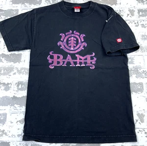 Vintage Element Shirt Men Small Black Bam Margera Skateboards Y2K Cyber Punk - Picture 1 of 10