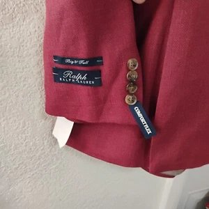 Recent Ralph Lauren Men's Jacket Blazer Wool/Silk/ Linen New Display 56R 2Btn - Picture 1 of 14